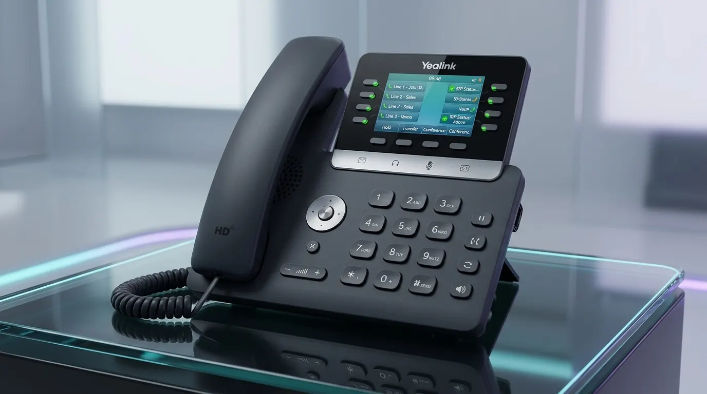 Yealink T74U Executive Desk Phone Studio Render